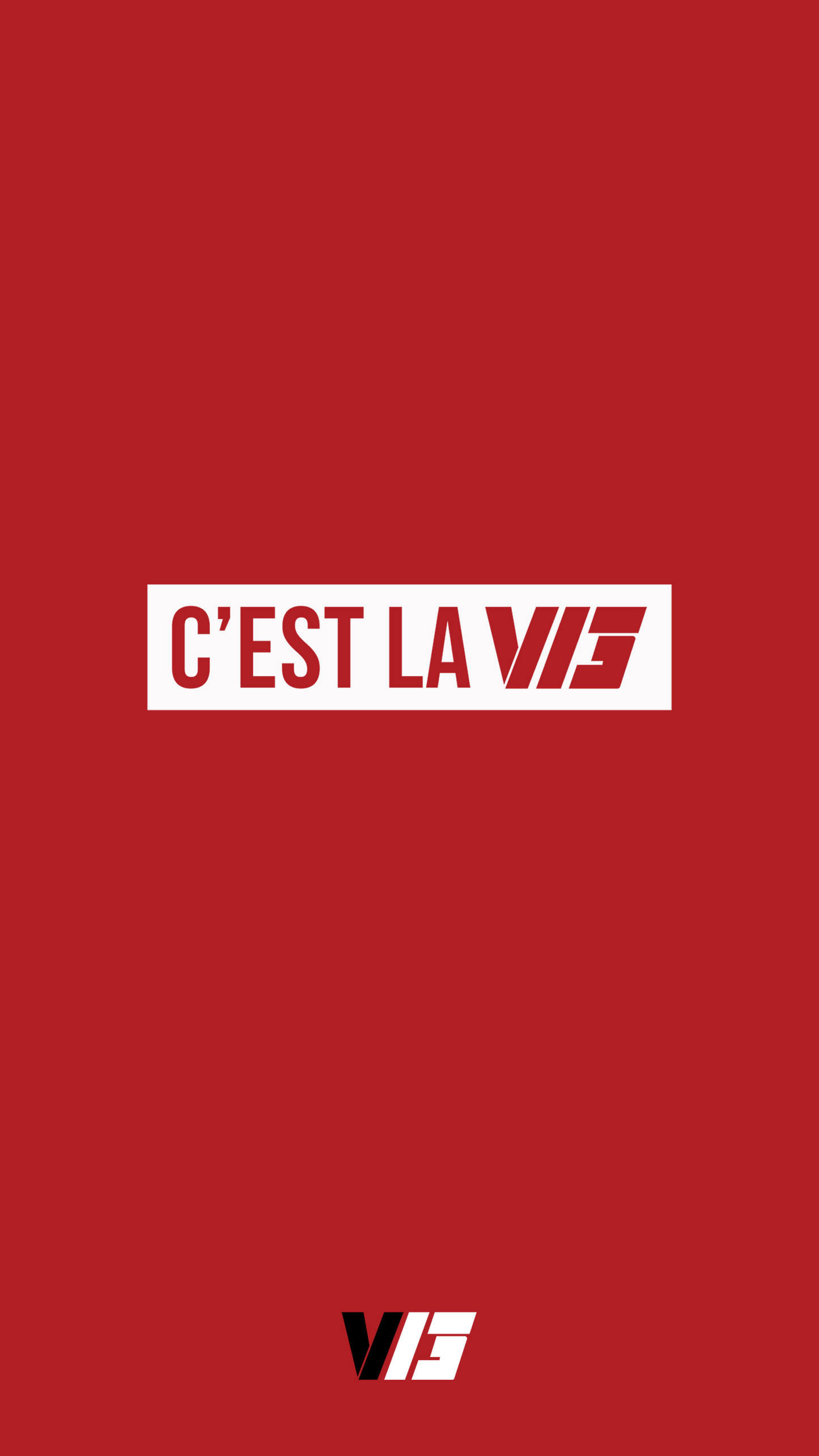 Mobile Wallpaper Pack // C'est La V13 // RED & WHITE