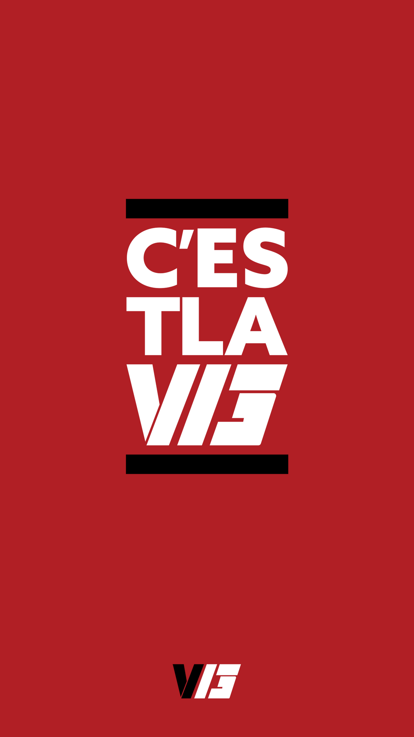 Mobile Wallpaper Pack // C'est La V13 // RED & WHITE