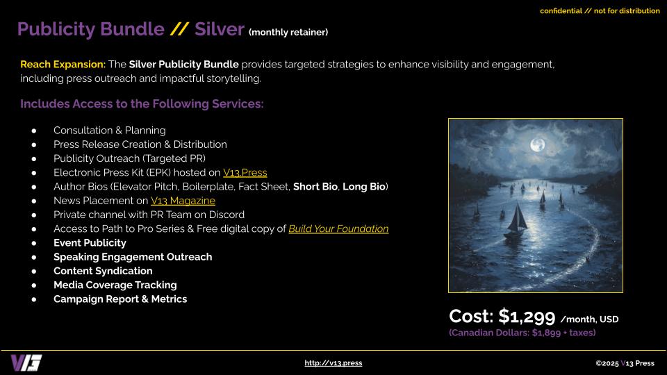 Publicity Bundle - Silver - Press