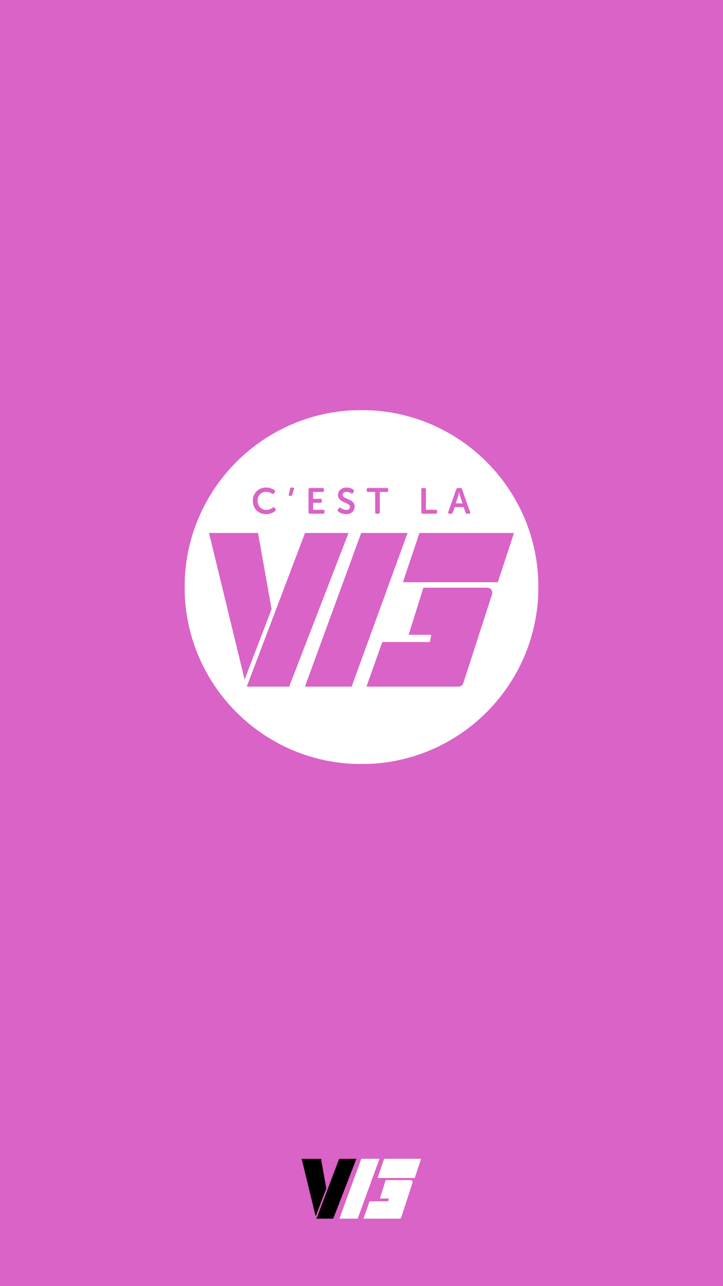 Mobile Wallpaper Pack // C'est La V13 // PINK & WHITE