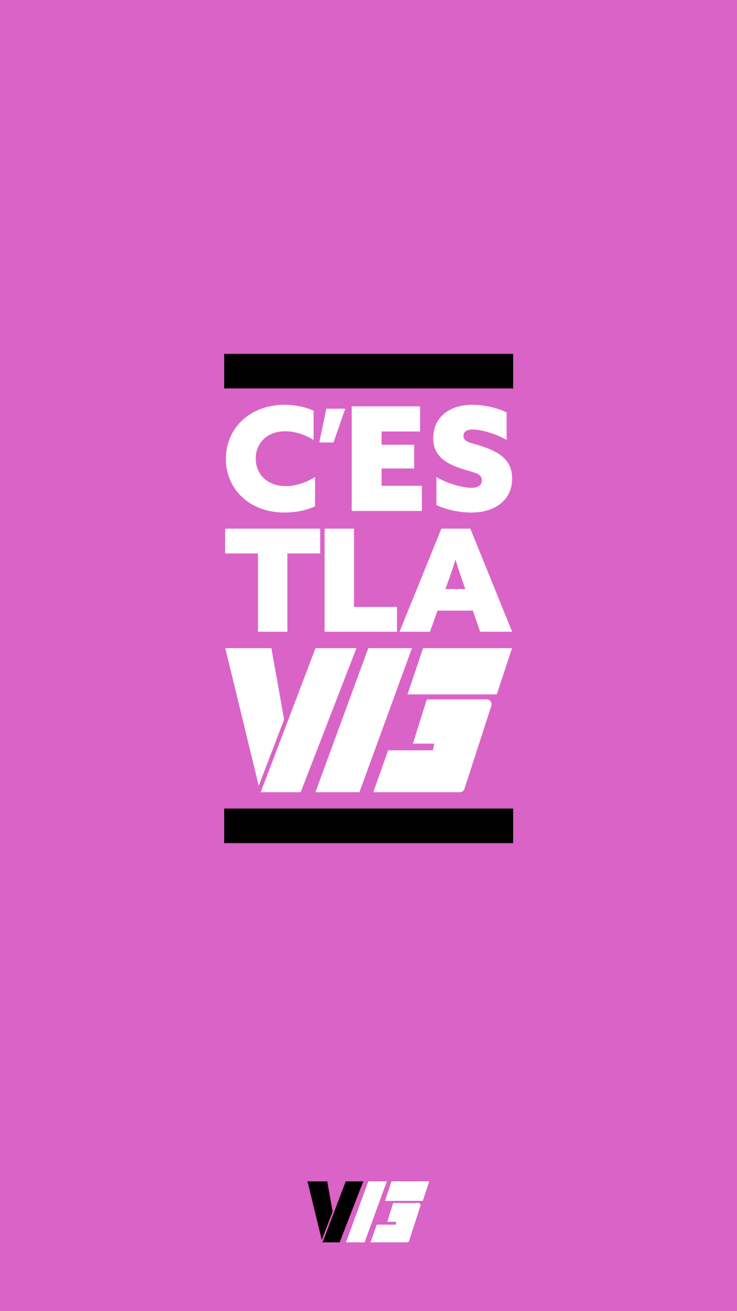 Mobile Wallpaper Pack // C'est La V13 // PINK & WHITE