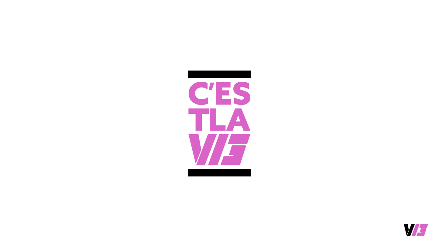Desktop Wallpaper Pack // C'est La V13 // WHITE & PINK