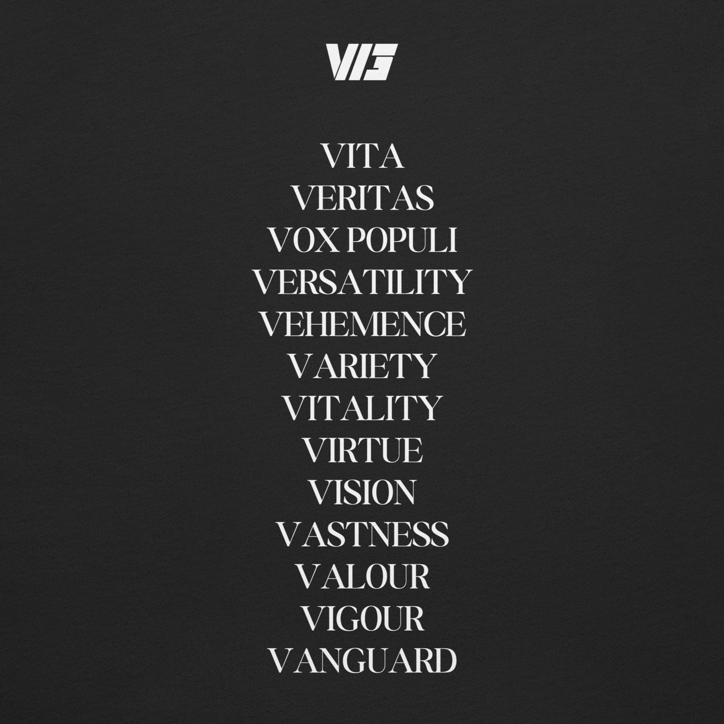 Values Tee // XI: VALOUR